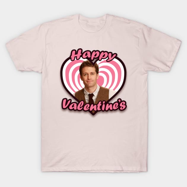 Will Schuester Happy Valentine's T-Shirt by charlesproctor